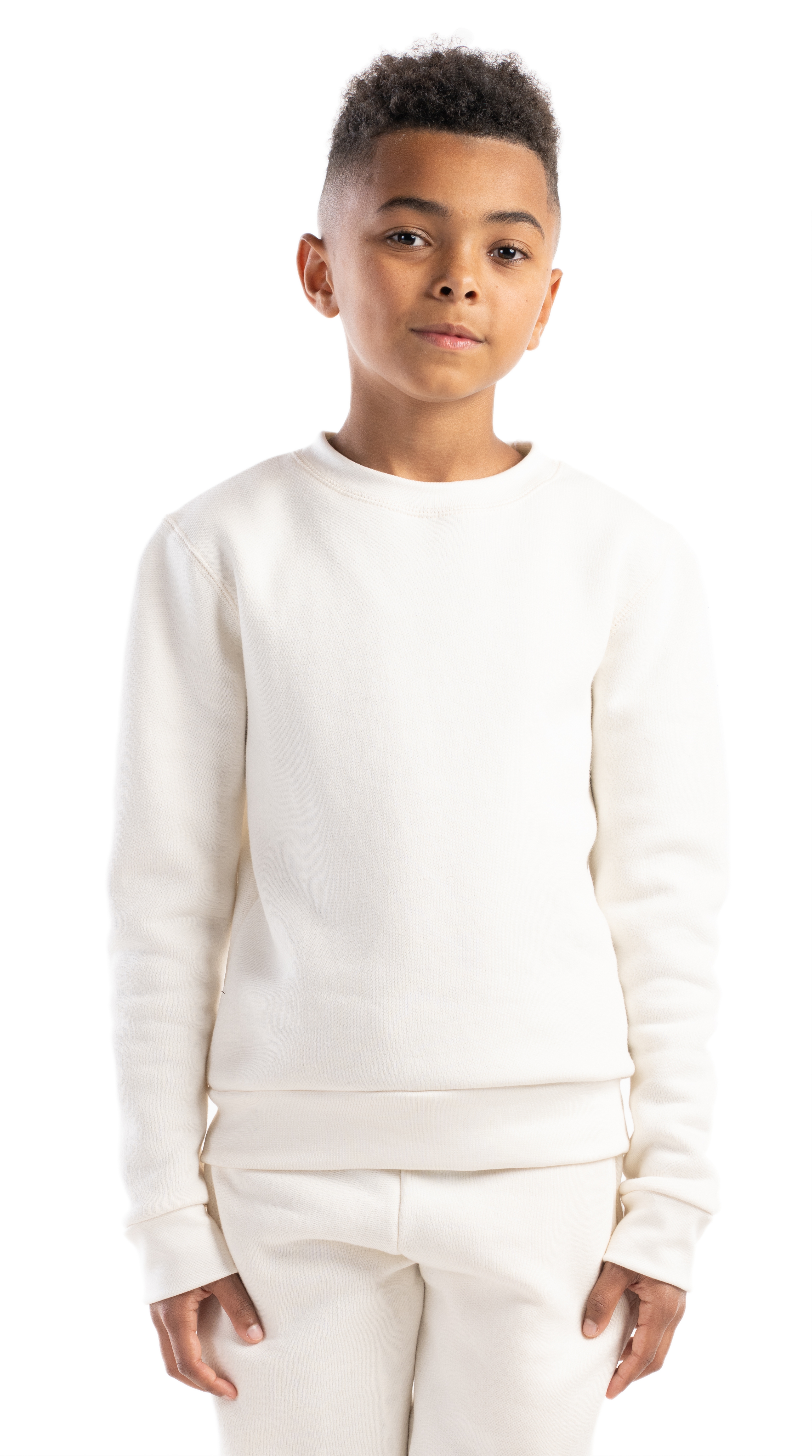 Kids Three End Bamboo Fleece Crewneck Sweatshirt