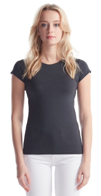 Ladies Bamboo Stretch Crew T | Canadian Made Socially Conscious Apparel ...