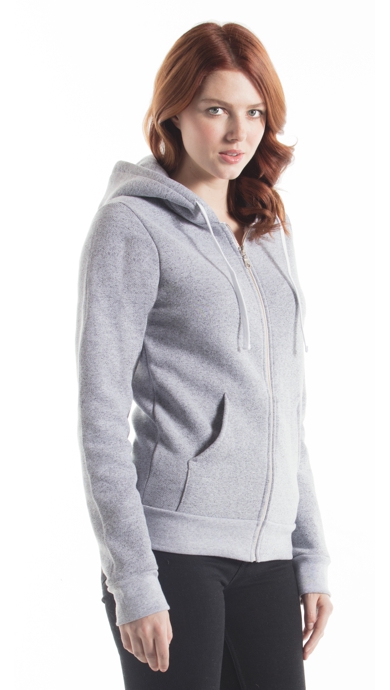 Artisan Melange Full-Zip Hoody | Canadian Made Socially Conscious ...