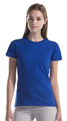 100% Ring Spun Cotton Ladies T-Shirt