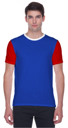 Colour Block Short Sleeve T-Shirt