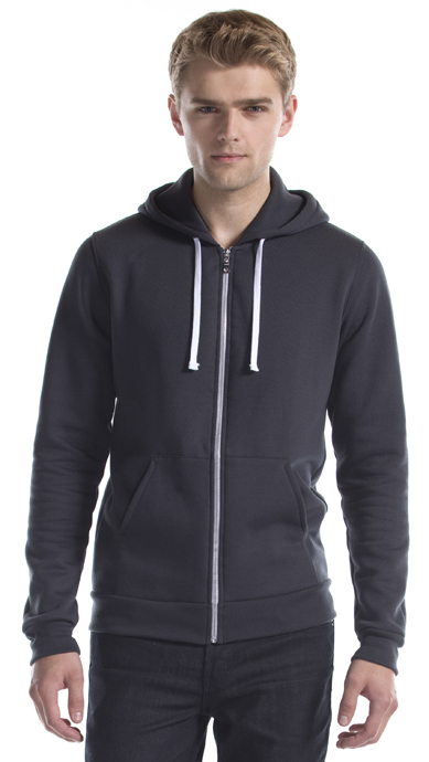 Slim Fit Full Zip Hoody | Canadian Made Socially Conscious Apparel | Jerico