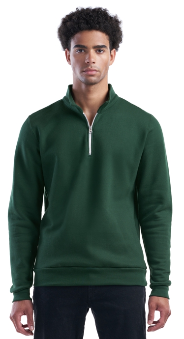 Quarter Zip Sweatshirt  Canadian Made Socially Conscious Apparel