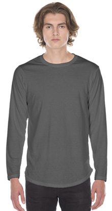 Long Sleeve Scoop Bottom Tee