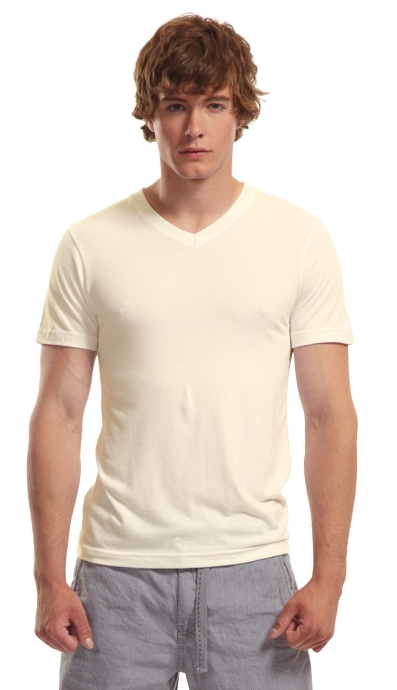 Bamboo Slim Fit V-Neck T-Shirt | Canadian Made Socially Conscious ...