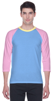 Tri-Colour Baseball Tee