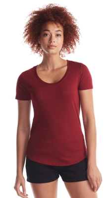 Ladies Bamboo Relaxed Fit Scoop Bottom T-Shirt