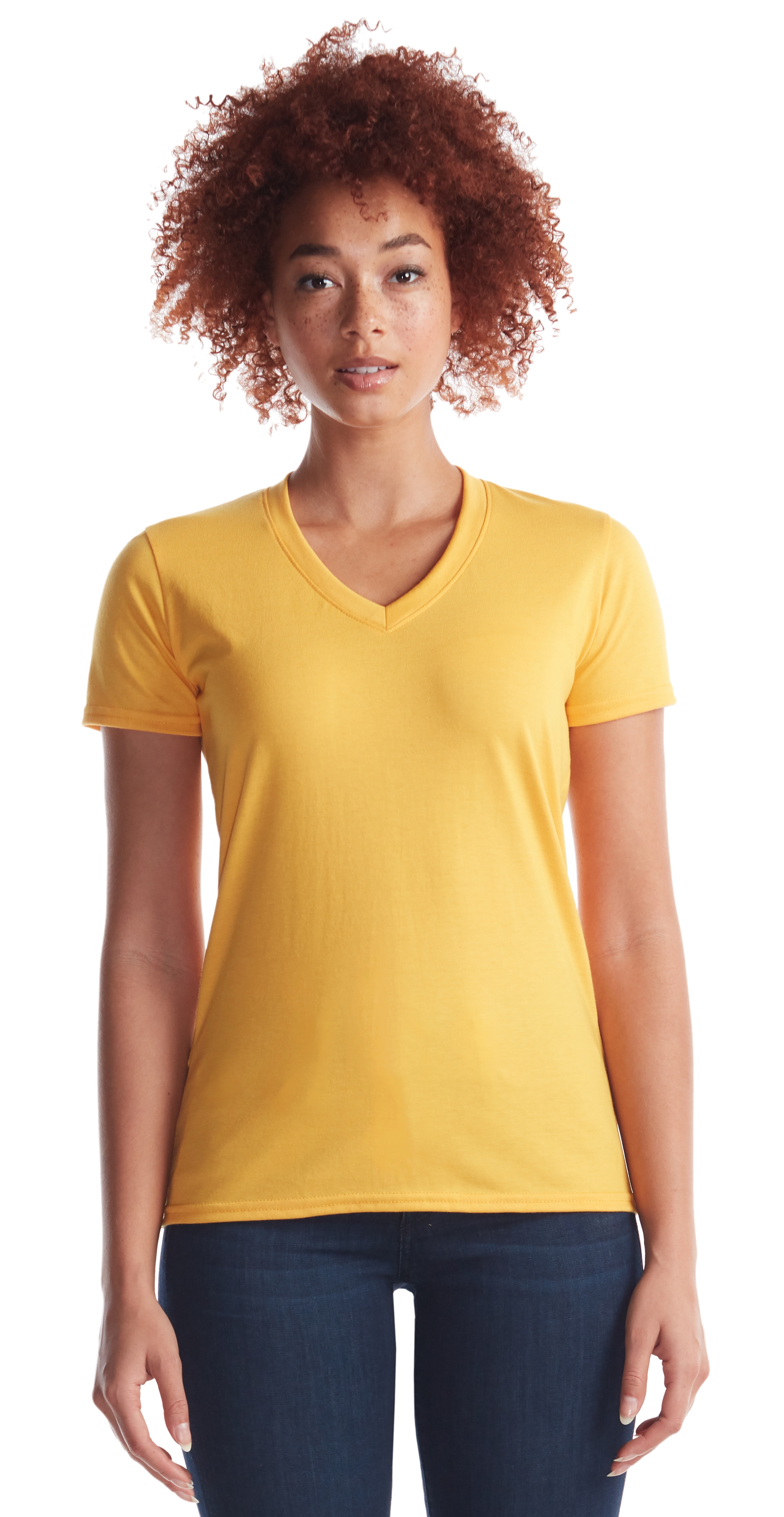 Ladies Standard Fit V-Neck