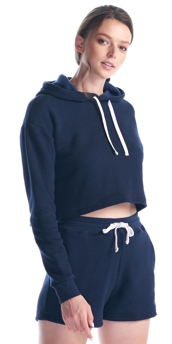 Bamboo Crop Hoodie