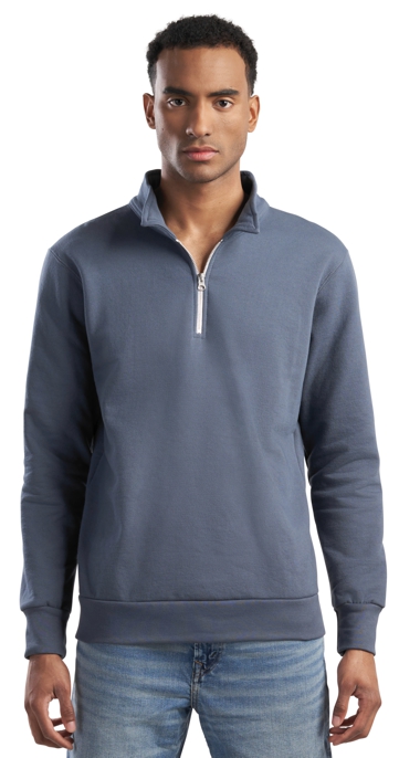 Organic Cotton Quarter Zip Sweatshirt