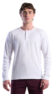 Organic Long Sleeve Henley